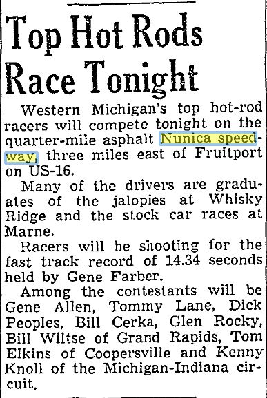 Nunica Speedway - Aug 1949 (newer photo)